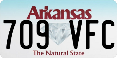 AR license plate 709VFC