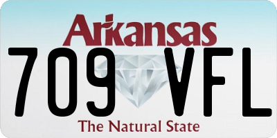 AR license plate 709VFL