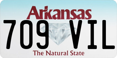 AR license plate 709VIL