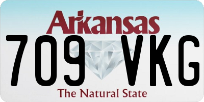 AR license plate 709VKG