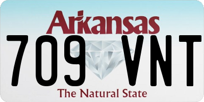 AR license plate 709VNT