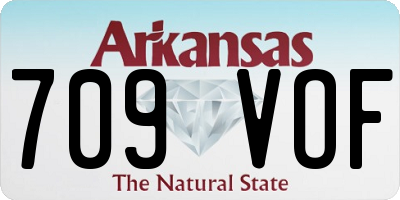 AR license plate 709VOF