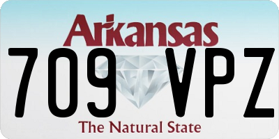 AR license plate 709VPZ