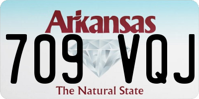 AR license plate 709VQJ