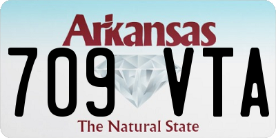 AR license plate 709VTA