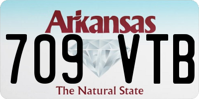AR license plate 709VTB