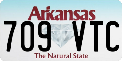 AR license plate 709VTC