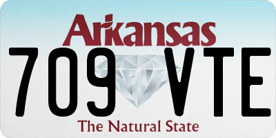 AR license plate 709VTE
