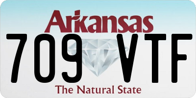 AR license plate 709VTF