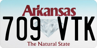 AR license plate 709VTK