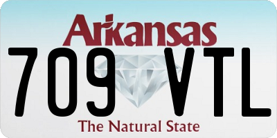 AR license plate 709VTL