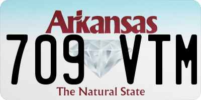 AR license plate 709VTM