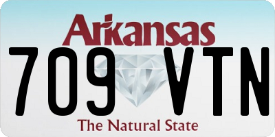 AR license plate 709VTN