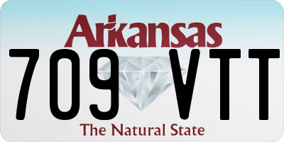AR license plate 709VTT