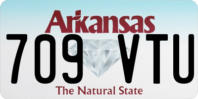 AR license plate 709VTU