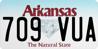 AR license plate 709VUA