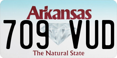 AR license plate 709VUD