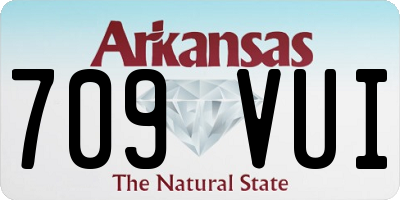 AR license plate 709VUI