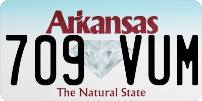 AR license plate 709VUM