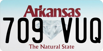 AR license plate 709VUQ