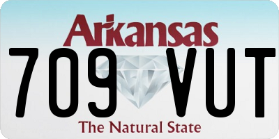 AR license plate 709VUT