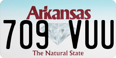 AR license plate 709VUU