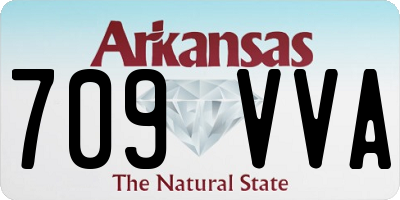 AR license plate 709VVA