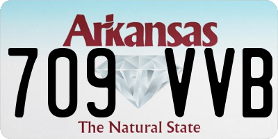 AR license plate 709VVB