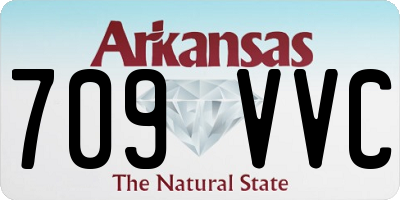 AR license plate 709VVC