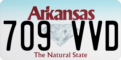 AR license plate 709VVD