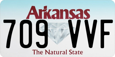 AR license plate 709VVF