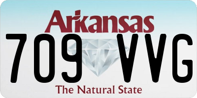 AR license plate 709VVG