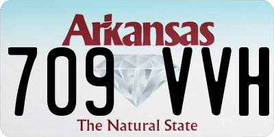 AR license plate 709VVH