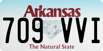 AR license plate 709VVI
