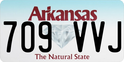 AR license plate 709VVJ