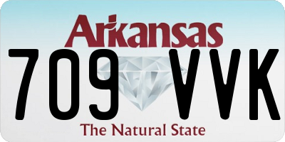 AR license plate 709VVK