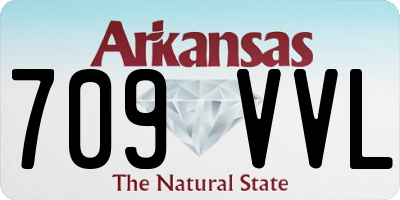 AR license plate 709VVL