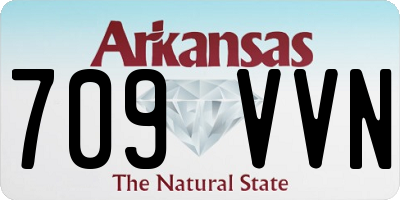 AR license plate 709VVN