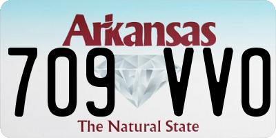 AR license plate 709VVO