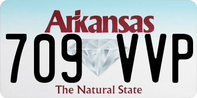 AR license plate 709VVP