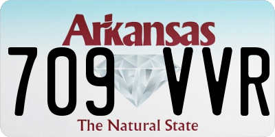 AR license plate 709VVR