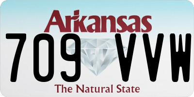AR license plate 709VVW