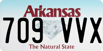 AR license plate 709VVX