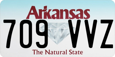 AR license plate 709VVZ