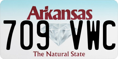 AR license plate 709VWC
