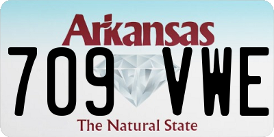 AR license plate 709VWE