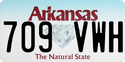 AR license plate 709VWH