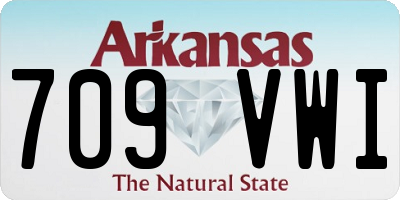 AR license plate 709VWI