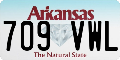 AR license plate 709VWL