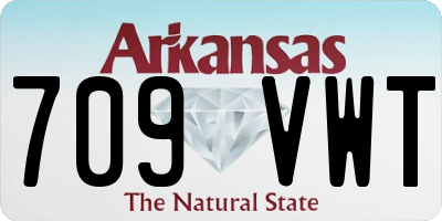 AR license plate 709VWT